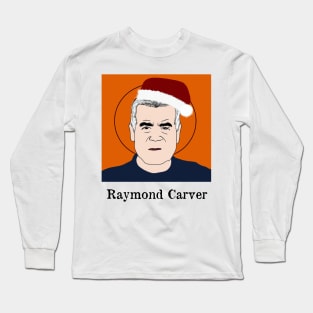 Raymond Carver Portrait - Christmas Edition Long Sleeve T-Shirt